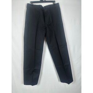 Dickies Straight Fit Work Pants Black Men Size 32x30 Cotton Polyester Blend New